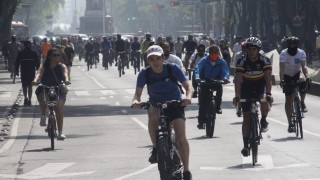 El "Ciclotón del Orgullo" reunió a 70 mil participantes este domingo en la Ciudad de México